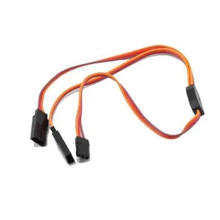 Y - kabel rozgałęziacz 15 cm (JR) - 0,13mm2 26AWG - płaski - MSP