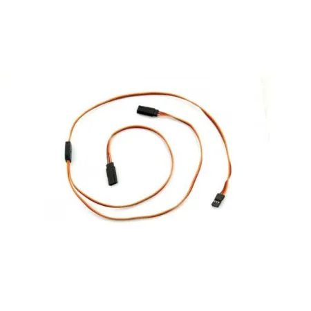 Y - kabel rozgałęziacz 45 cm (JR) - 0,13mm2 26AWG - płaski - MSP