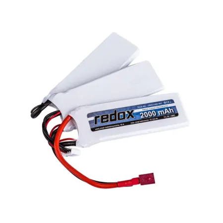 Akumulator Redox ASG 2000 mAh 11,1V 20C (rozdzielony) 1+1+1 Pakiet LiPo