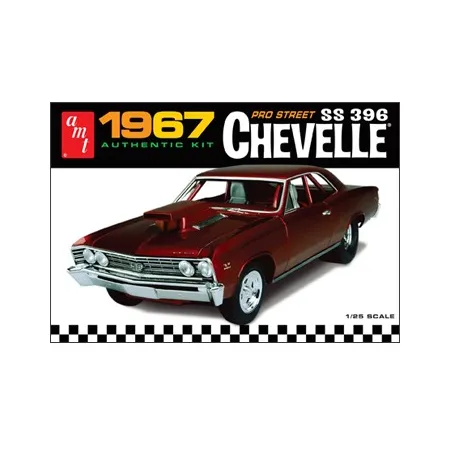 Model plastikowy - Samochód 1967 Chevy Chevelle Pro Street - AMT