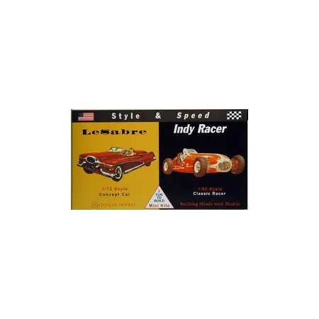 Model Plastikowy - Samochody Style and Speed - Le Sabre "Concept Car" / Indy Racer - Glencoe Models