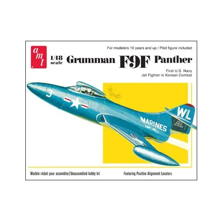 Model plastikowy AMT - Odrzutowiec Grumman F9F Panther Jet