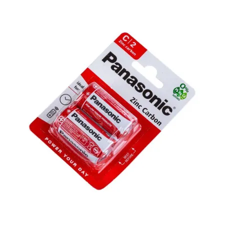 Bateria Cynkowo-węglowa Panasonic 1,5V R14 - Blister 2 Sztuki