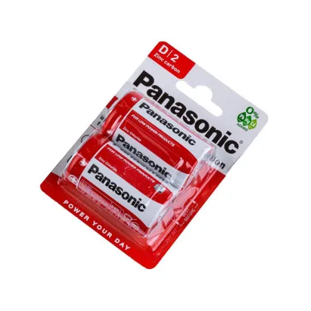 Bateria Cynkowo-węglowa Panasonic 1,5V R20 - Blister 2 Sztuki