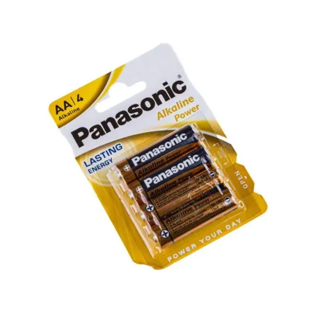 Bateria Alkaliczna Panasonic 1,5V LR6 AA - Blister 4 Sztuki
