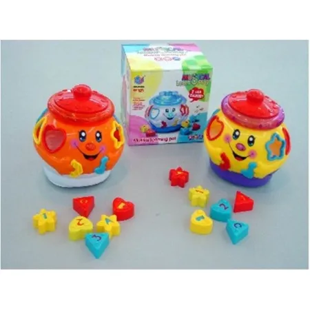 Interaktywny Garnuszek Muzyczny Klocki Sorter-1638261