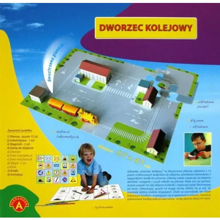 Plansza Do Składania Puzzle Dworzec Kolejowy Alexander-1638363