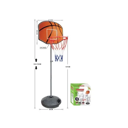 Koszykówka Zestaw Do Gry W Koszykówkę Kosz + Piłka-1638704