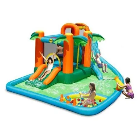 Dmuchaniec Zamek  Wodny Dmuchany HappyHop Słoneczna Oaza 7 In 1