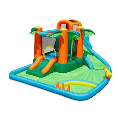 Dmuchaniec Zamek  Wodny Dmuchany HappyHop Słoneczna Oaza 7 In 1-1639126