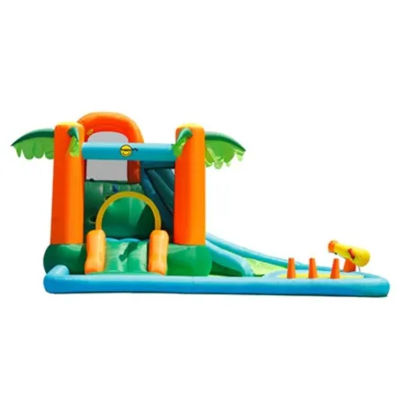 Dmuchaniec Zamek  Wodny Dmuchany HappyHop Słoneczna Oaza 7 In 1-1639127