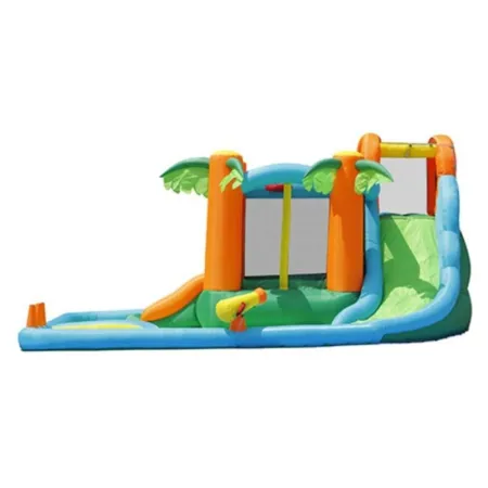 Dmuchaniec Zamek  Wodny Dmuchany HappyHop Słoneczna Oaza 7 In 1-1639128