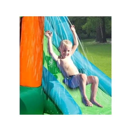 Dmuchaniec Zamek  Wodny Dmuchany HappyHop Słoneczna Oaza 7 In 1-1639129