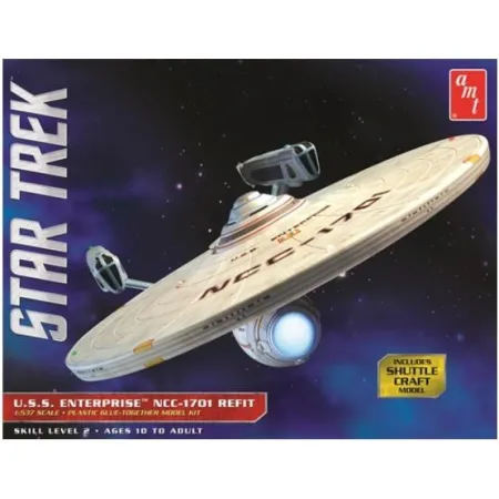 Model plastikowy - Star Trek USS Enterprise NCC-1701 Refit 1:537 - AMT