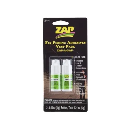 Klej CA średni - ZAP-A-GAP Vest Pack Fly Fishing Adhesives (2 x 3g) - ZAP