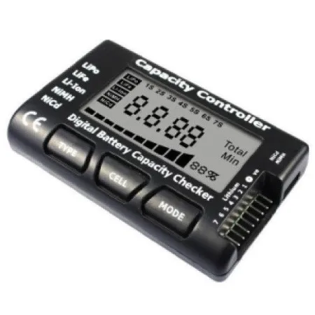 GPX Extreme: Tester Miernik napięcia i pojemności pakietów LiPo/LiFe/Li-Ion 2-7S i NiCd/NiMH 4-7C