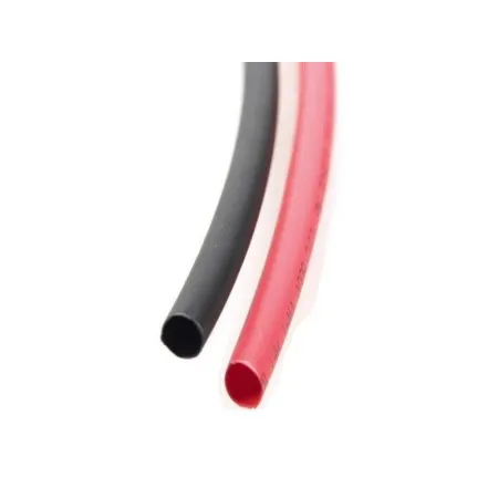 Rurka, koszulka termokurczliwa 5mm / 2,5mm czerwona + czarna 2m