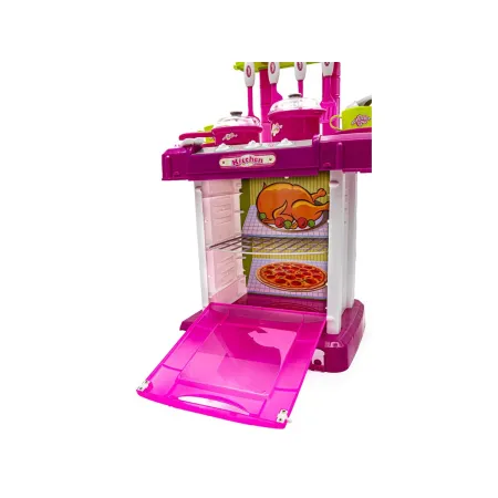 Różowa Kuchnia Z Piekarnikiem, Światło, Dźwięki, Akcesoria-1639694