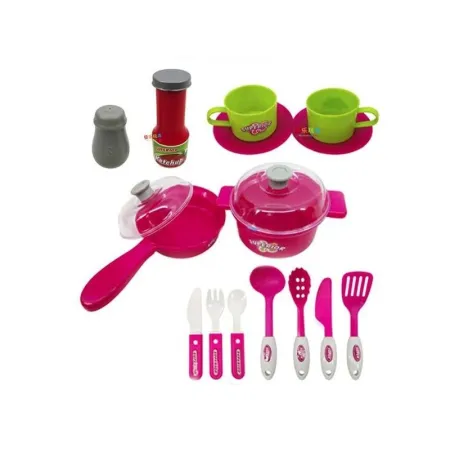 Różowa Kuchnia Z Piekarnikiem, Światło, Dźwięki, Akcesoria-1639696
