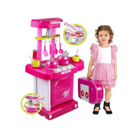 Różowa Kuchnia Z Piekarnikiem, Światło, Dźwięki, Akcesoria-1639698