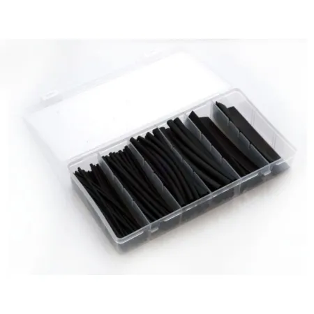 Zestaw 100pcs 10cm koszulki termokurczliwe Czerwone i Czarne-1639746