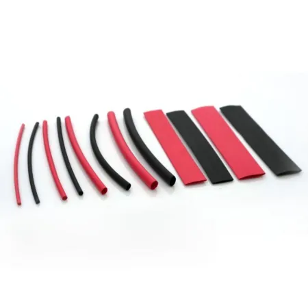 Zestaw 100pcs 10cm koszulki termokurczliwe Czerwone i Czarne-1639747