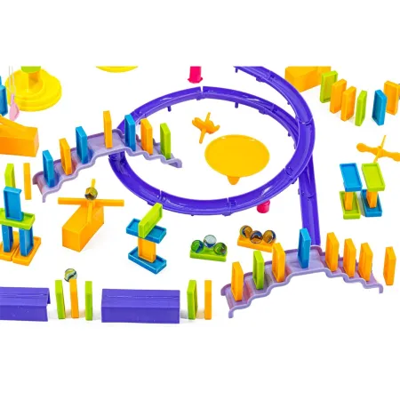 Ogromny Tor Kulkowy KULODROM DOMINO 308 elementów-1639883