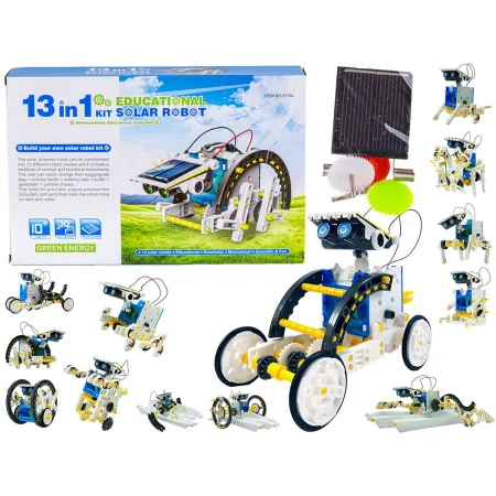 Edukacyjny Zestaw Solarny Robot 13w1 - Pies, Łódka Itp