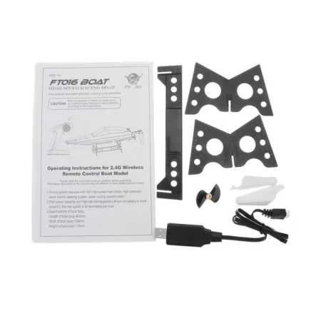 SZYBKA ŁÓDŹ MOTOROWA, MOTORÓWKA 2,4GHZ FT016-1639936