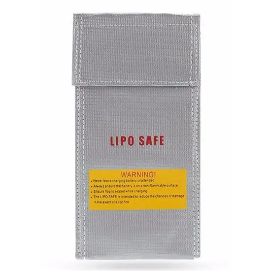 Torba ochronna na akumulatory Lipo Safe Mini 100x200mm Pomarańczowa-1638623