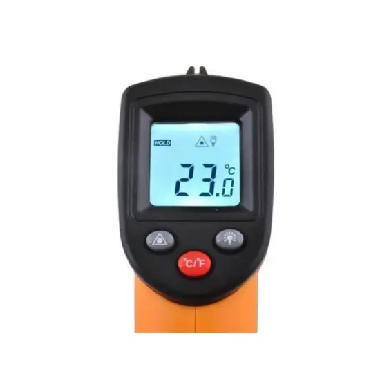Pirometr - termometr laserowy Od-50 Do 530°C BENETECH Pomarańczowy-1639477