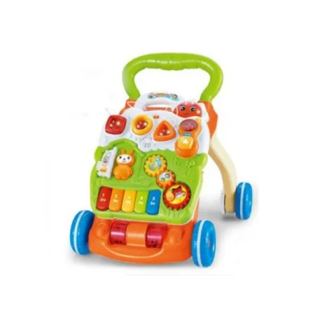 Wielofunkcyjny Interaktywny Jeździk Pchacz Chodzik Grający-1640089