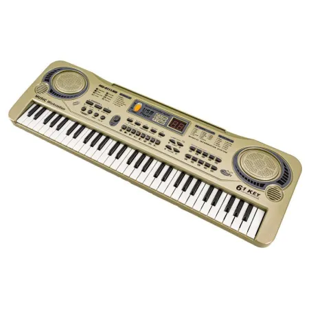 Keyboard MQ-811 Organki, 61 Klawiszy, Zasilacz, Mikrofon, USB-1640197