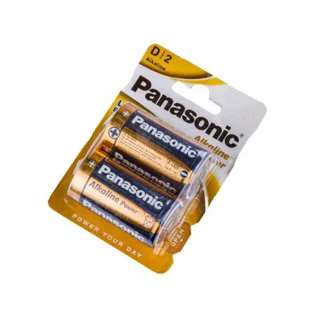 Bateria Alkaliczna Panasonic 1,5V LR20 - Blister 2 Sztuki