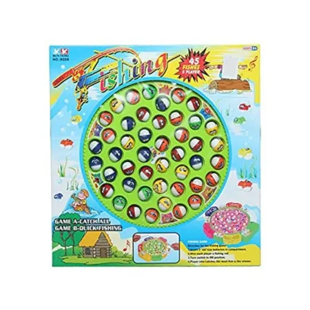 Gra rodzinna - wędkowanie, łowienie ryb - 5 wędek, 45 rybek-1640591