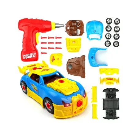 Zabawkowy samochód sportowy Bugatti do rozkręcania i skręcania-1640667