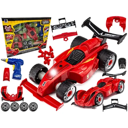 Zabawkowy samochód wyścigowy Formuła do rozkręcania i skręcania
