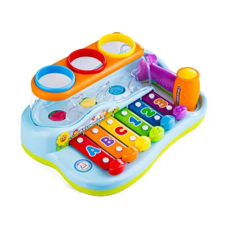 Organki, Cymbałki, Pianinko, Zabawka Edukacyjna + Piłeczki-1640933