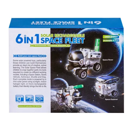 Zabawka Solarna Edukacyjny Solarny Robot Astronauta Statek Samolot  6w1-1640972