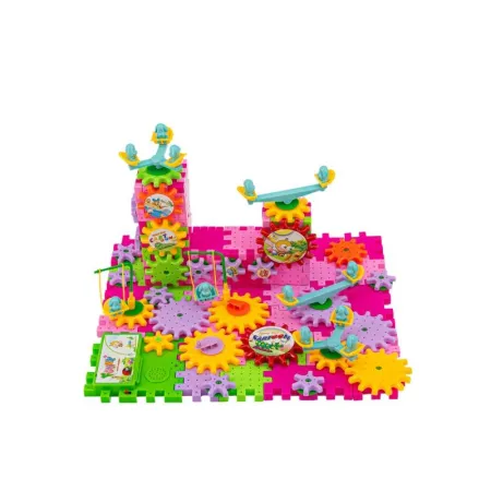 Klocki Edukacyjne, Konstrukcyjne 158 Elementów Wafle-1641075