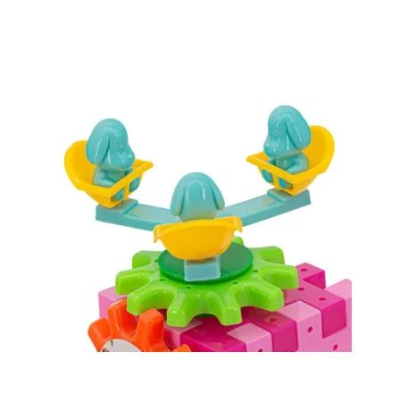 Klocki Edukacyjne, Konstrukcyjne 158 Elementów Wafle-1641078