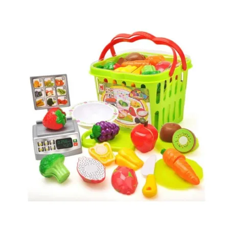 Koszyk Sklepowy, Waga, Warzywa, Owoce + Akcesoria