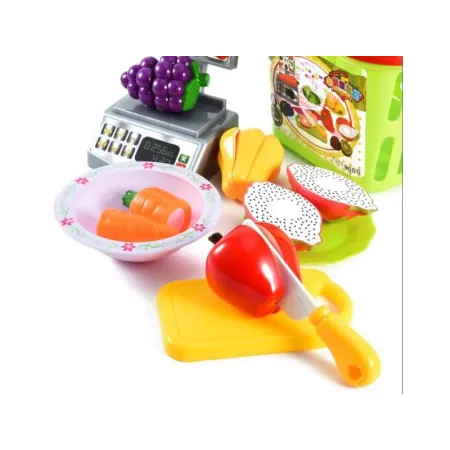 Koszyk Sklepowy, Waga, Warzywa, Owoce + Akcesoria-1641107