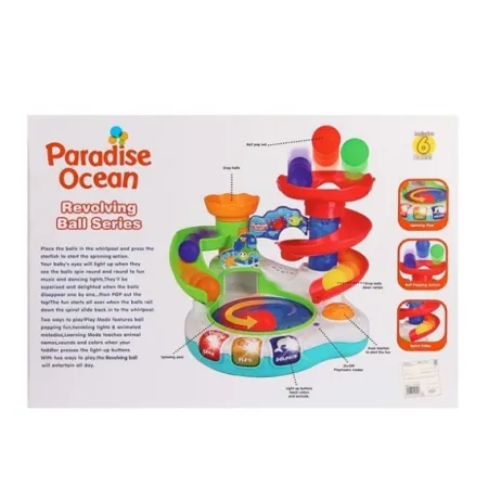 Interaktywna Fontanna Piłek Tor Kulkowy Muzyka, Piłeczki NOWOŚĆ Wodny Świat-1641181