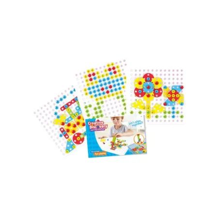 Edukacyjna Układanka,Puzzle,Klocki Kreatywna Mozaika, Wkrętarka 151 El Zestaw Konstrukcyjny-1641200