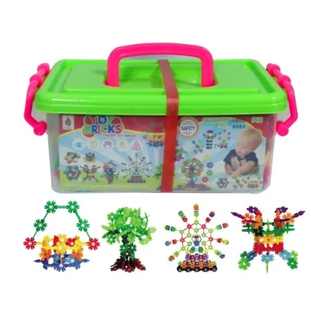 Klocki Konstrukcyjne, Rzepy, Kreatywne Rzepki Czepki Płatki Śniegu ok. 1000 Sztuk 3,1CM-1641202