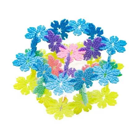 Klocki Konstrukcyjne, Rzepy, Kreatywne Rzepki Czepki Płatki Śniegu ok. 2500 Sztuk 3,1CM-1641218