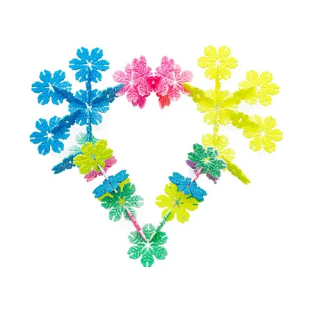 Klocki Konstrukcyjne, Rzepy, Kreatywne Rzepki Czepki Płatki Śniegu ok. 2500 Sztuk 3,1CM-1641221