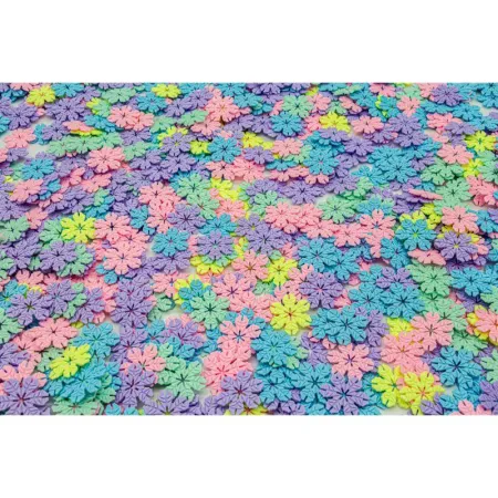 Klocki Konstrukcyjne, Rzepy, Butelka, Kreatywne Rzepki Czepki Płatki Śniegu ok. 1000 Sztuk 3,1CM W Butelce-1641244