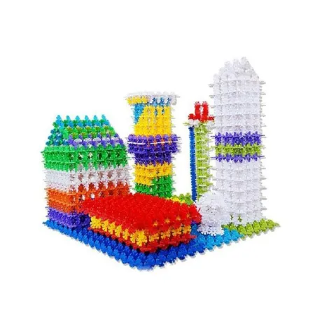 Klocki Konstrukcyjne, Rzepy, Butelka, Kreatywne Rzepki Czepki Płatki Śniegu ok. 1000 Sztuk 3,1CM W Butelce-1641250